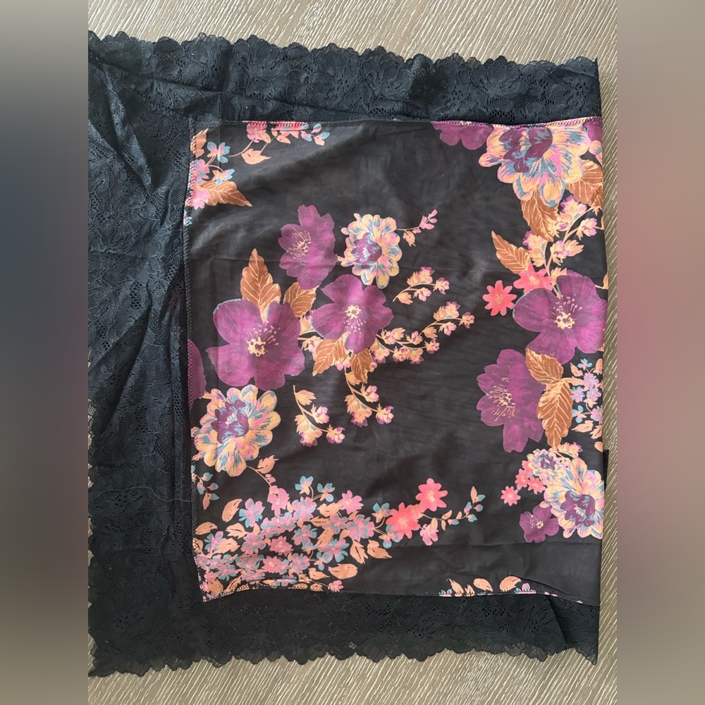 🎉LAST CHANCE🎉Free People Suddenly Fine Maxi Slip Black Combo - Picture 12 of 15